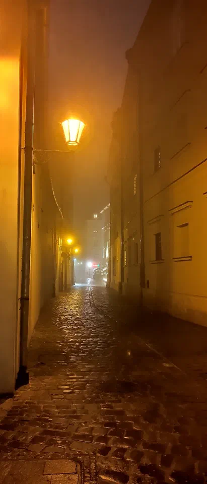 Mgła wieczorem w Krakowie – zdjęcie 6