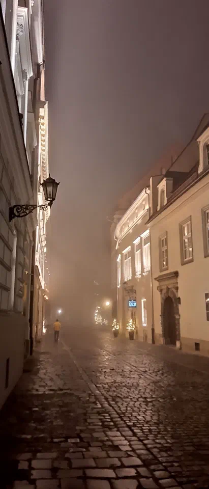Mgła wieczorem w Krakowie – zdjęcie 12