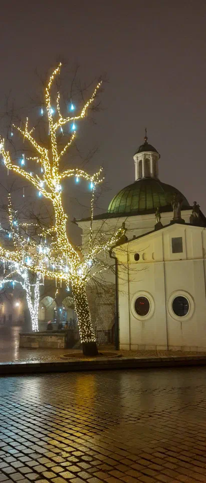 Mgła wieczorem w Krakowie – zdjęcie 2