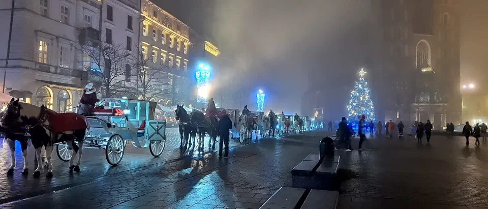 Mgła wieczorem w Krakowie – zdjęcie 6